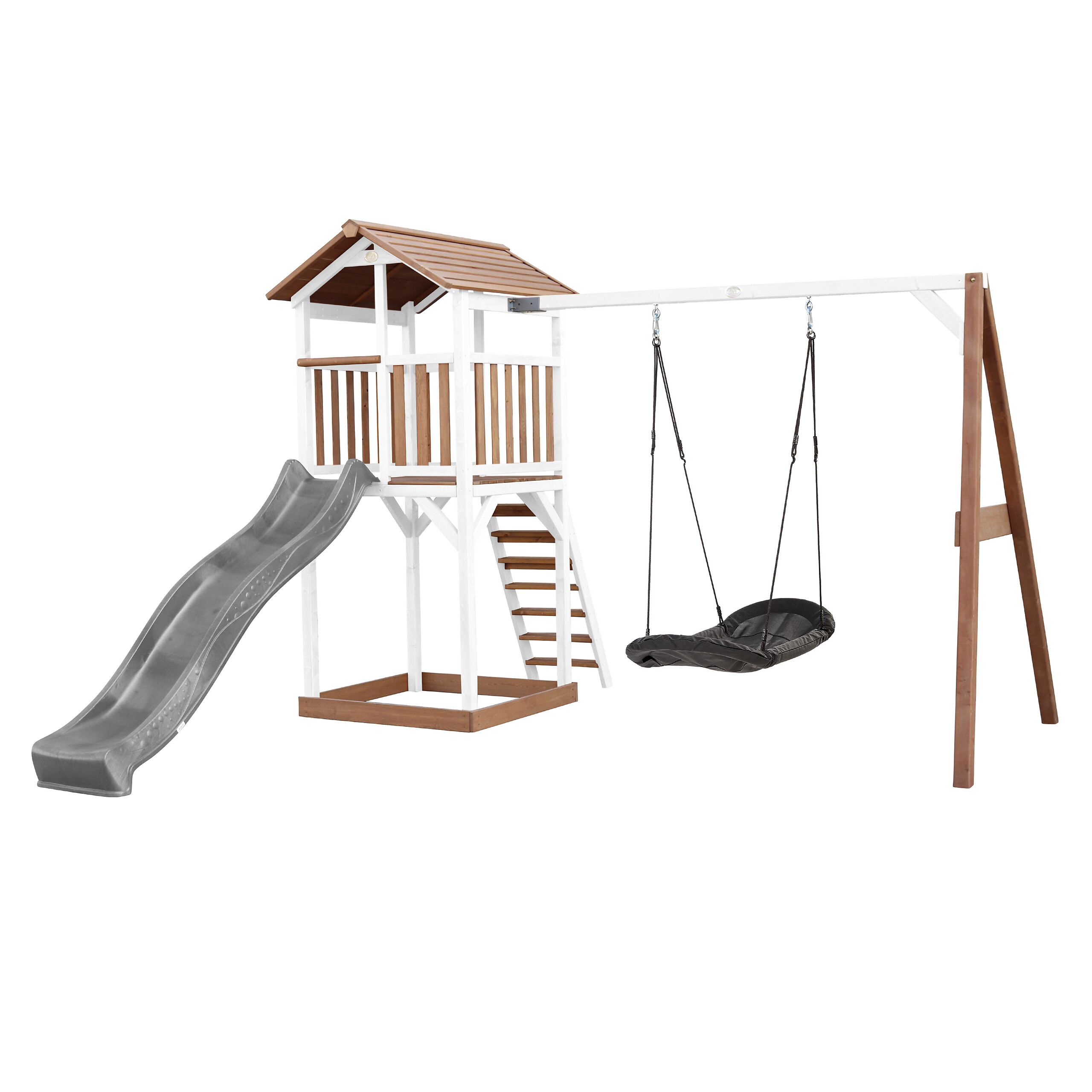 AXI Spielturm Beach Tower braun B/H/L: ca. 357x242x349 cm