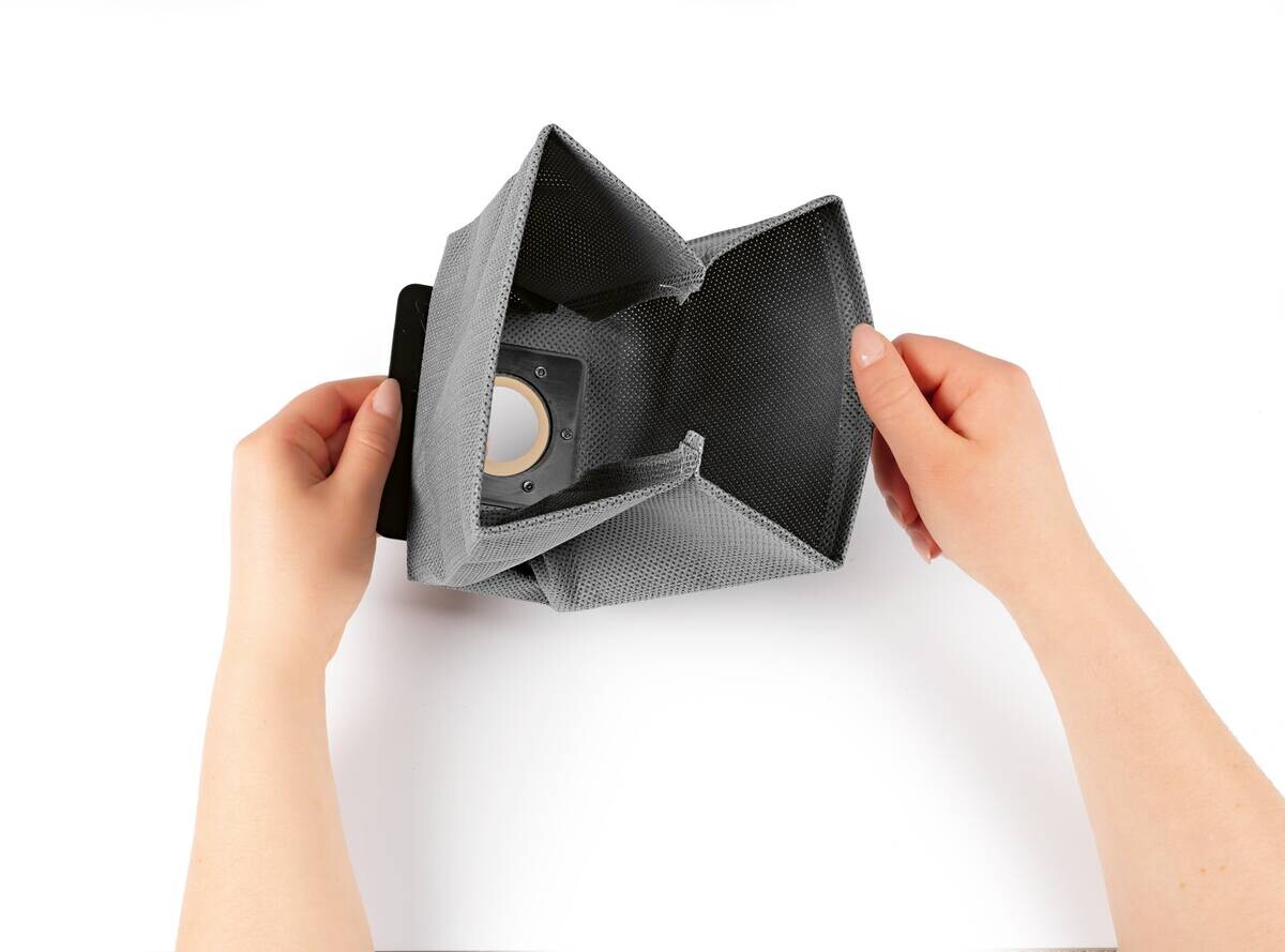 CLEANmaxx Beutelstaubsauger schwarz grau B/H/L: ca. 28x28,5x40 cm