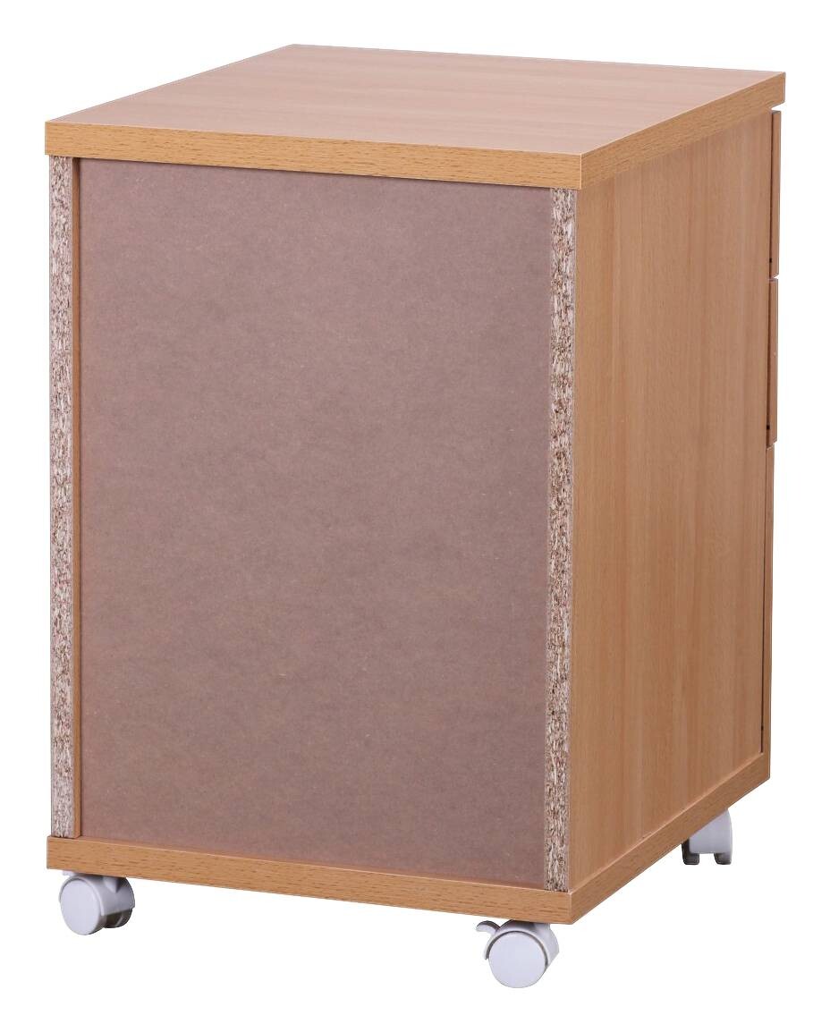 Rollcontainer braun Spanplatte B/H/T: ca. 40x60x45 cm