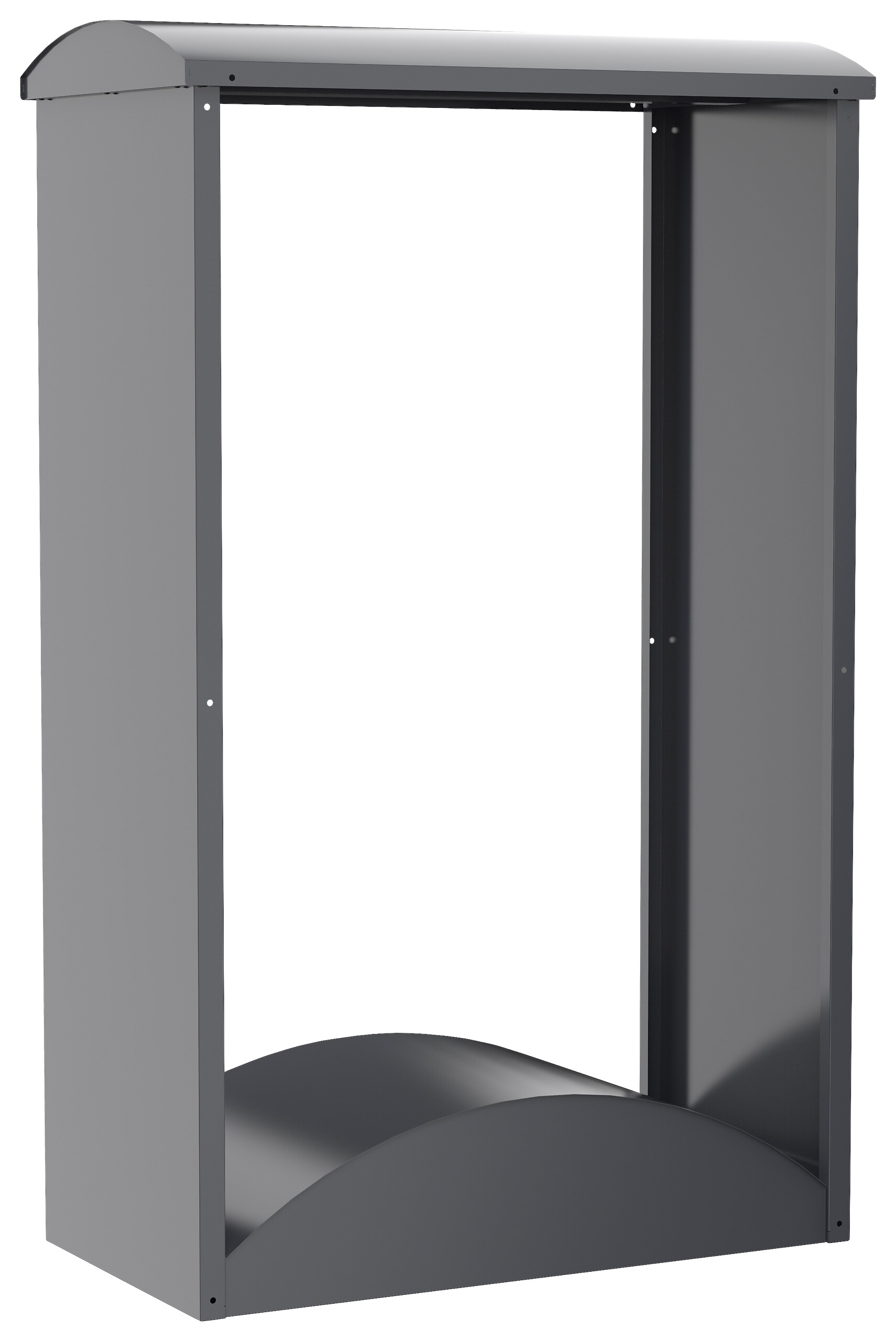 Westmann Kaminholzregal Castra anthrazit B/H/L: ca. 98x160x52 cm