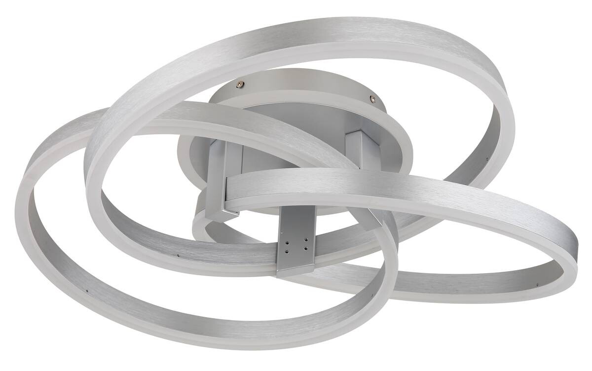 GLOBO Deckenleuchte Aluminium Acryl B/H/T: ca. 57,5x20x60 cm 1 Brennstellen