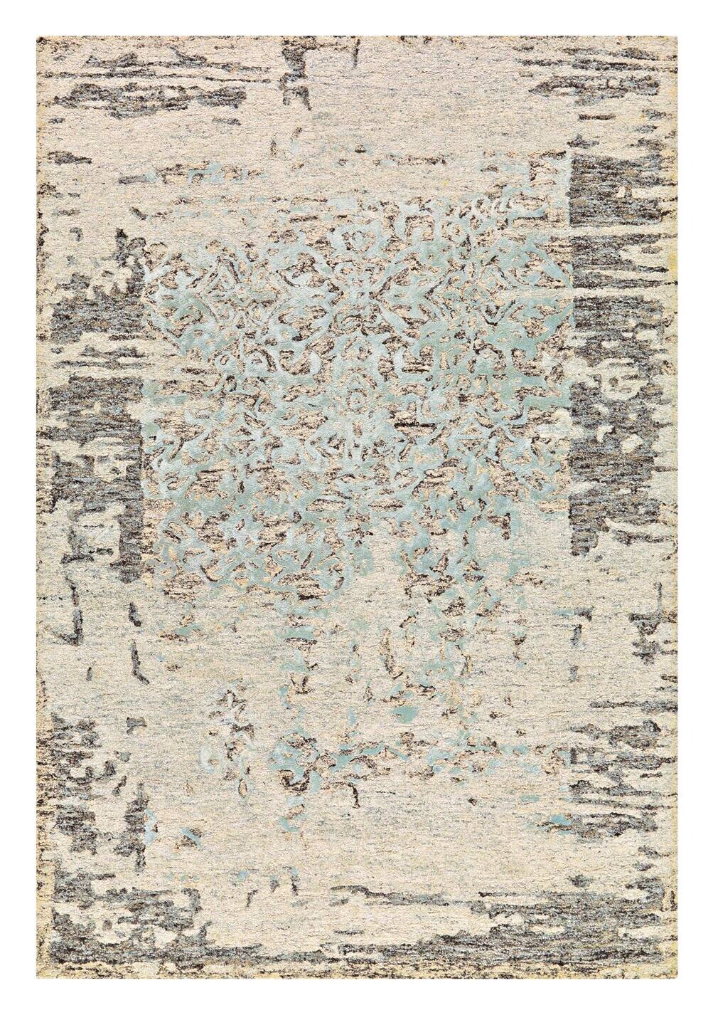 Arte Espina Kurzflorteppich Damast 8067 grau B/L: ca. 120x180 cm