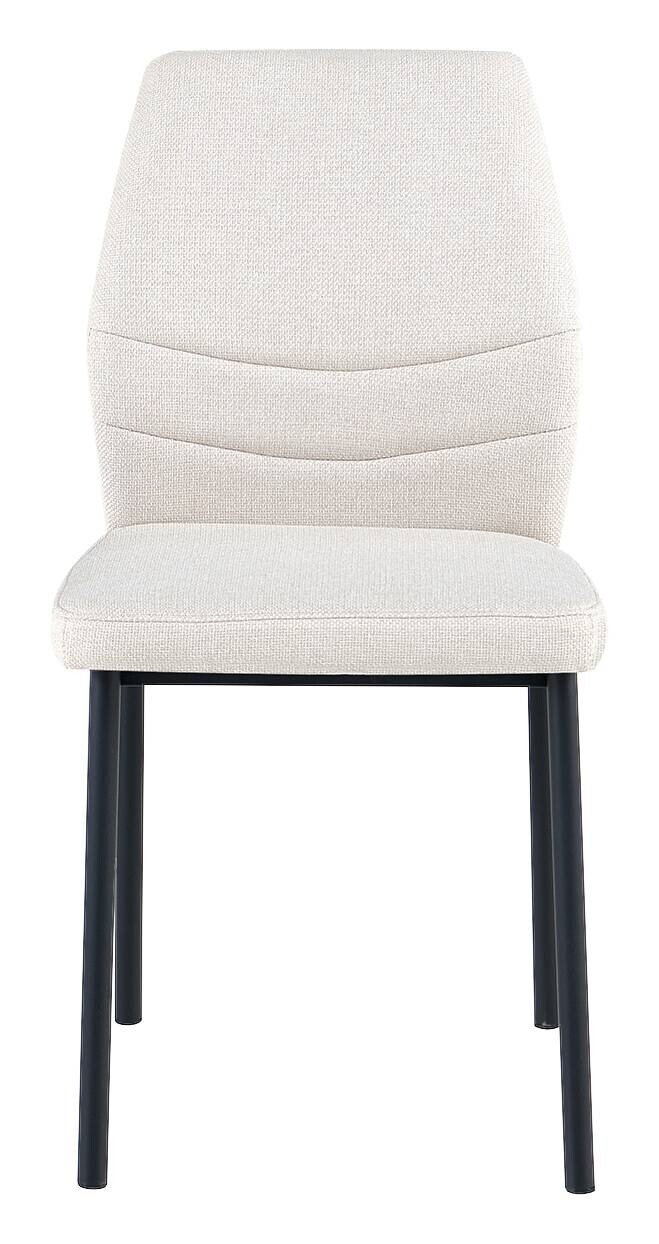 Stuhl Marbella beige Webstoff B/T: ca. 45x56 cm