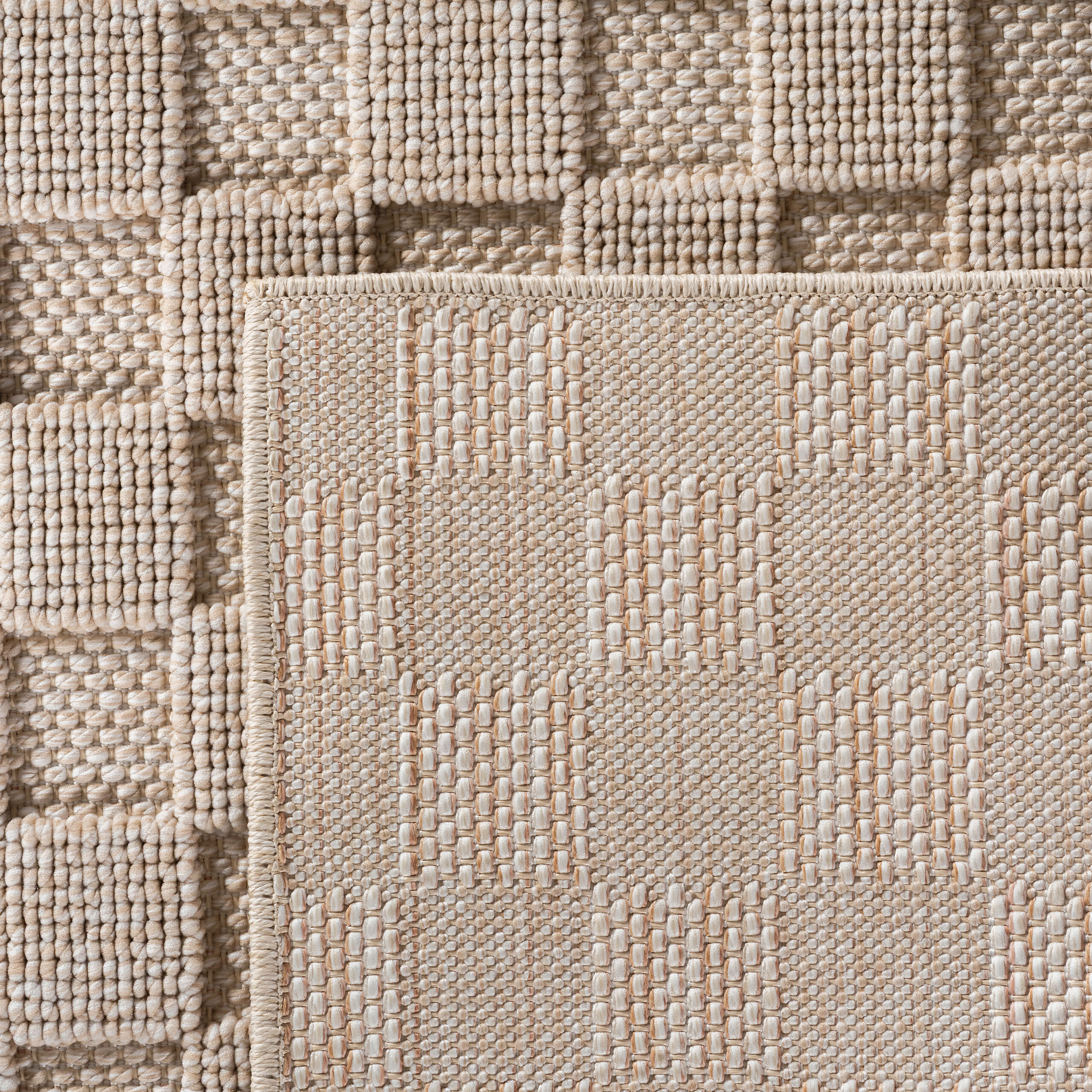 Ayyildiz Kurzflorteppich HELIX beige B/H/L: ca. 200x0,7x290 cm