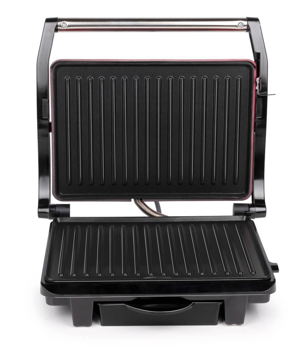 Kontaktgrill rot B/H/L: ca. 11,5x29,5x32,5 cm