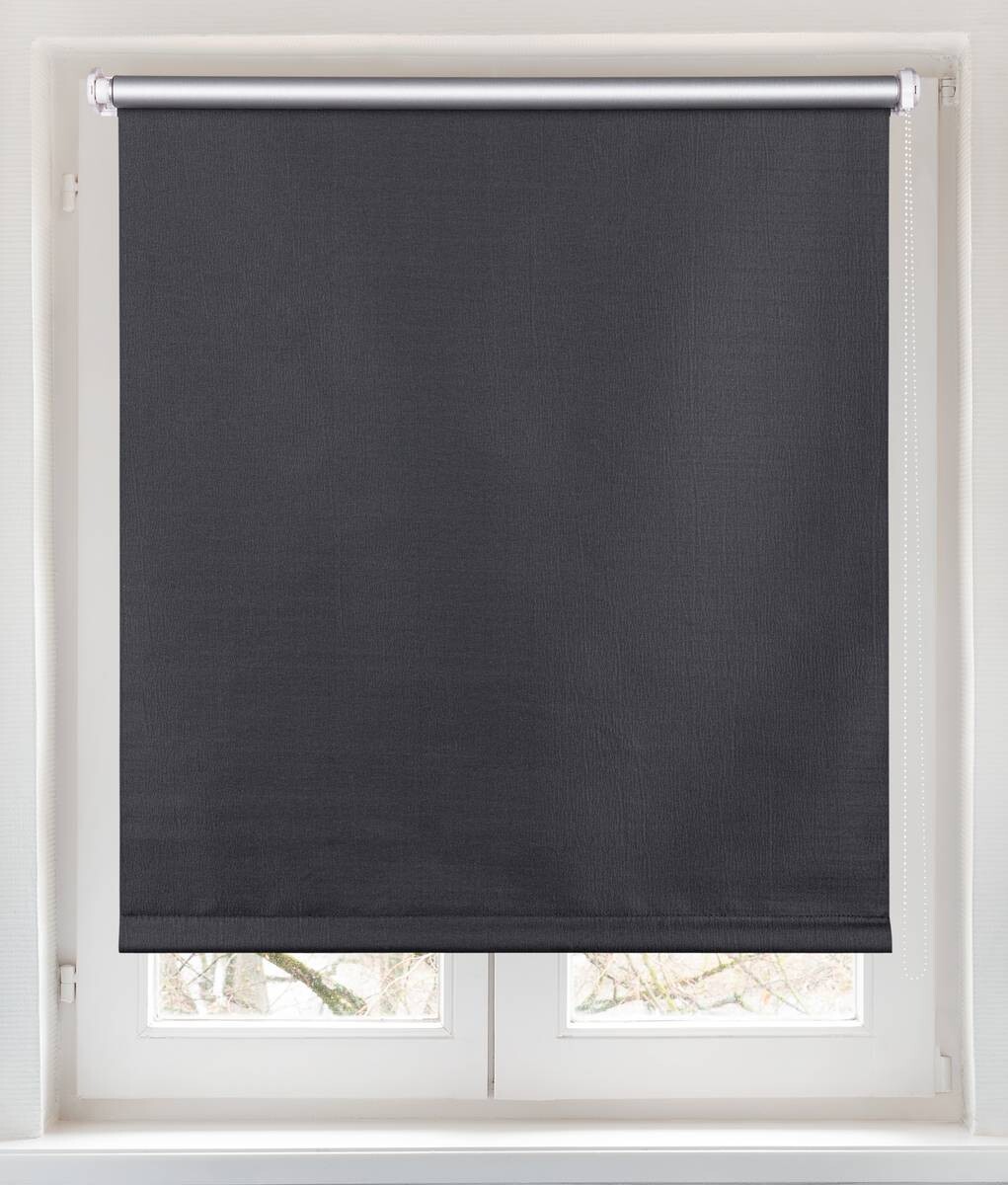 Verdunklungsrollo Darkness anthrazit B/L: ca. 95x150 cm