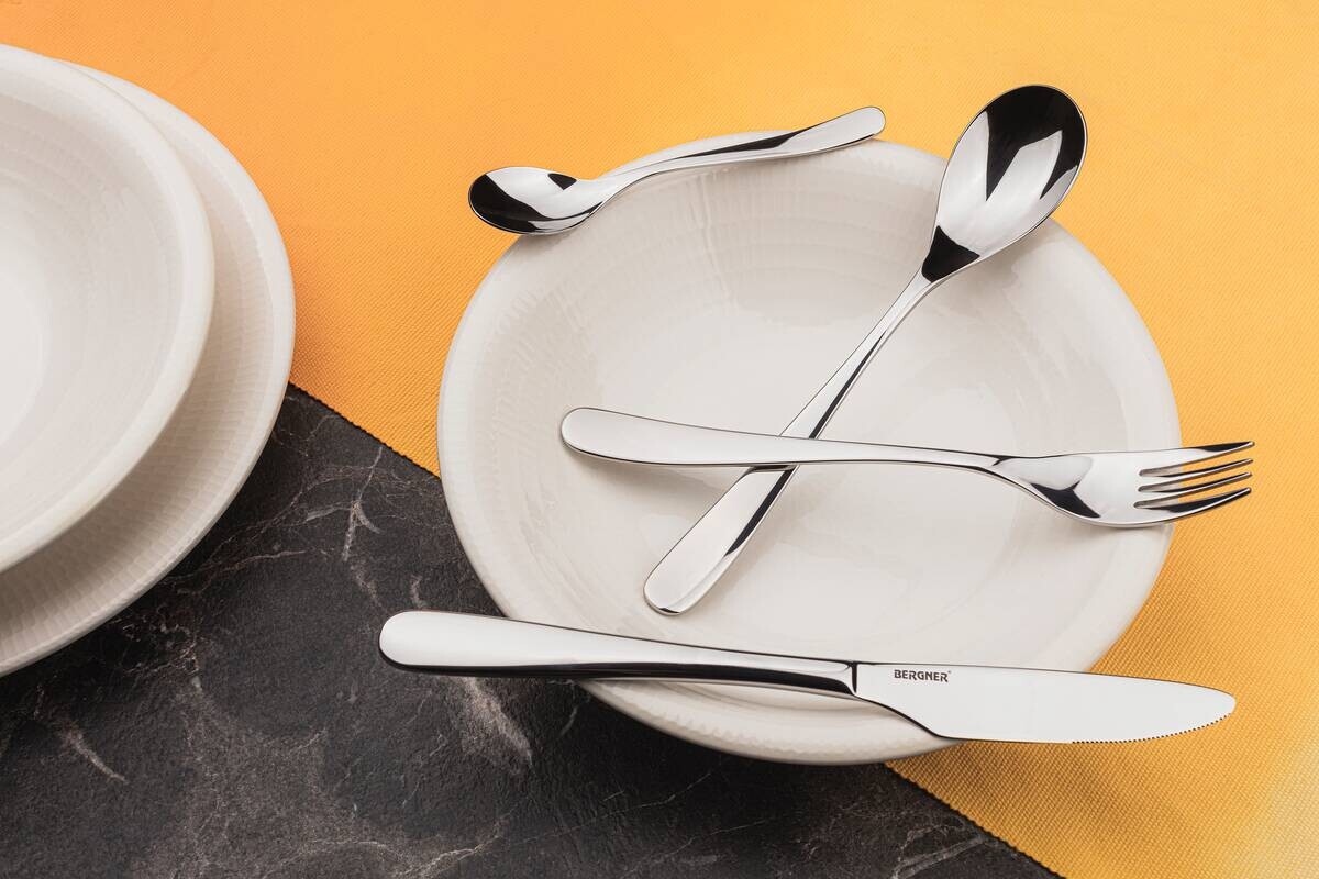 BERGNER Besteckset POITIERS silber Edelstahl 24 tlg.