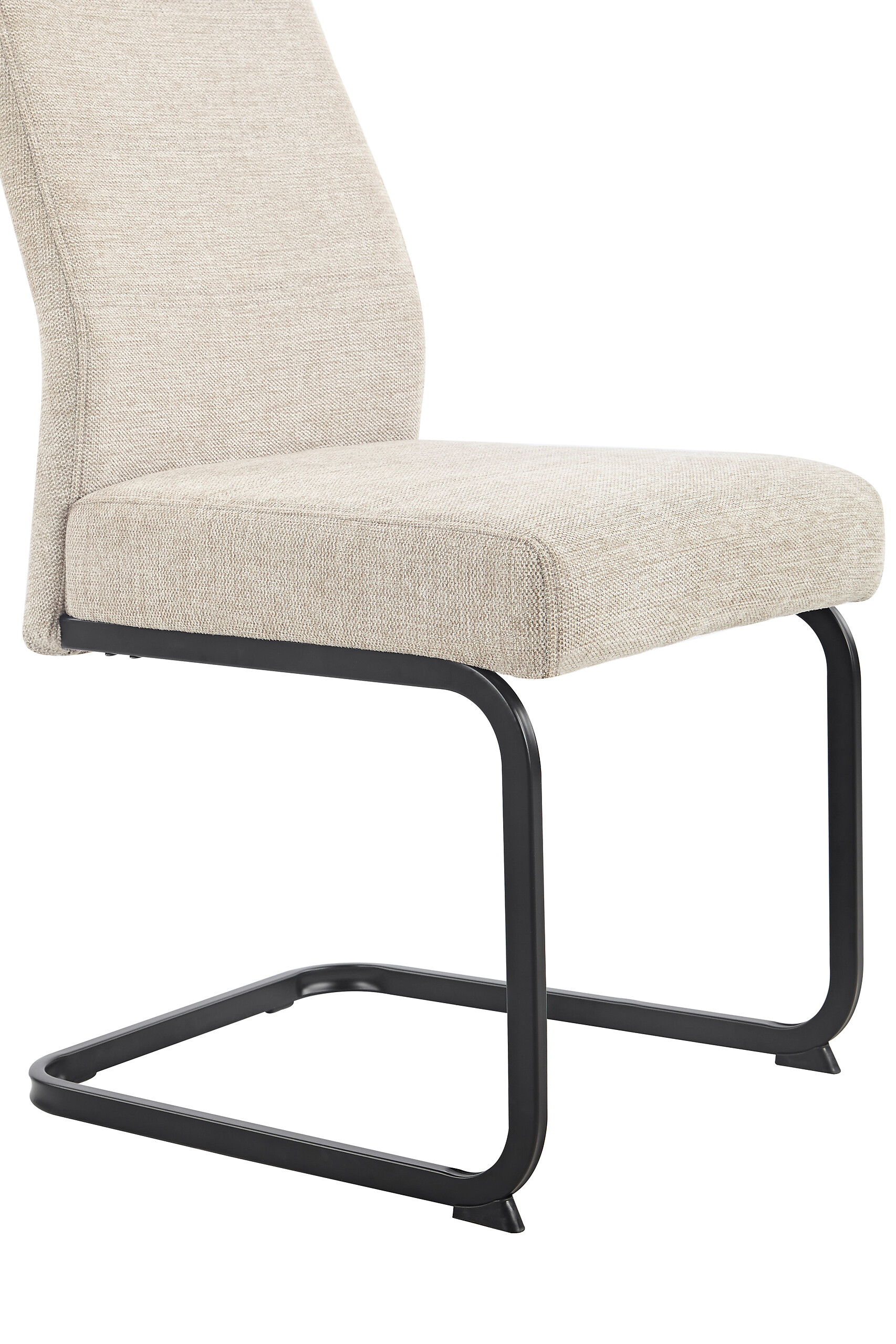 Schwingstuhl Kerstin II beige Webstoff B/H/T: ca. 47x100x65 cm