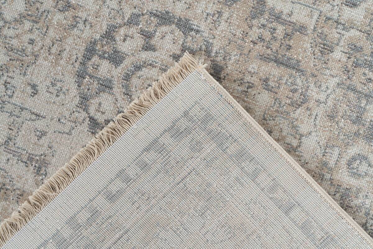 Kayoom Kurzflorteppich Milan 125 grau B/H/L: ca. 120x0,5x170 cm