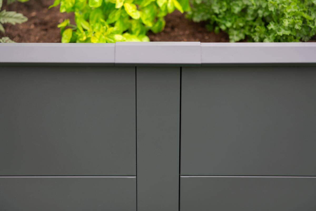 Westmann Hochbeet Primus XL anthrazit Metall B/H/T: ca. 200x77x100 cm