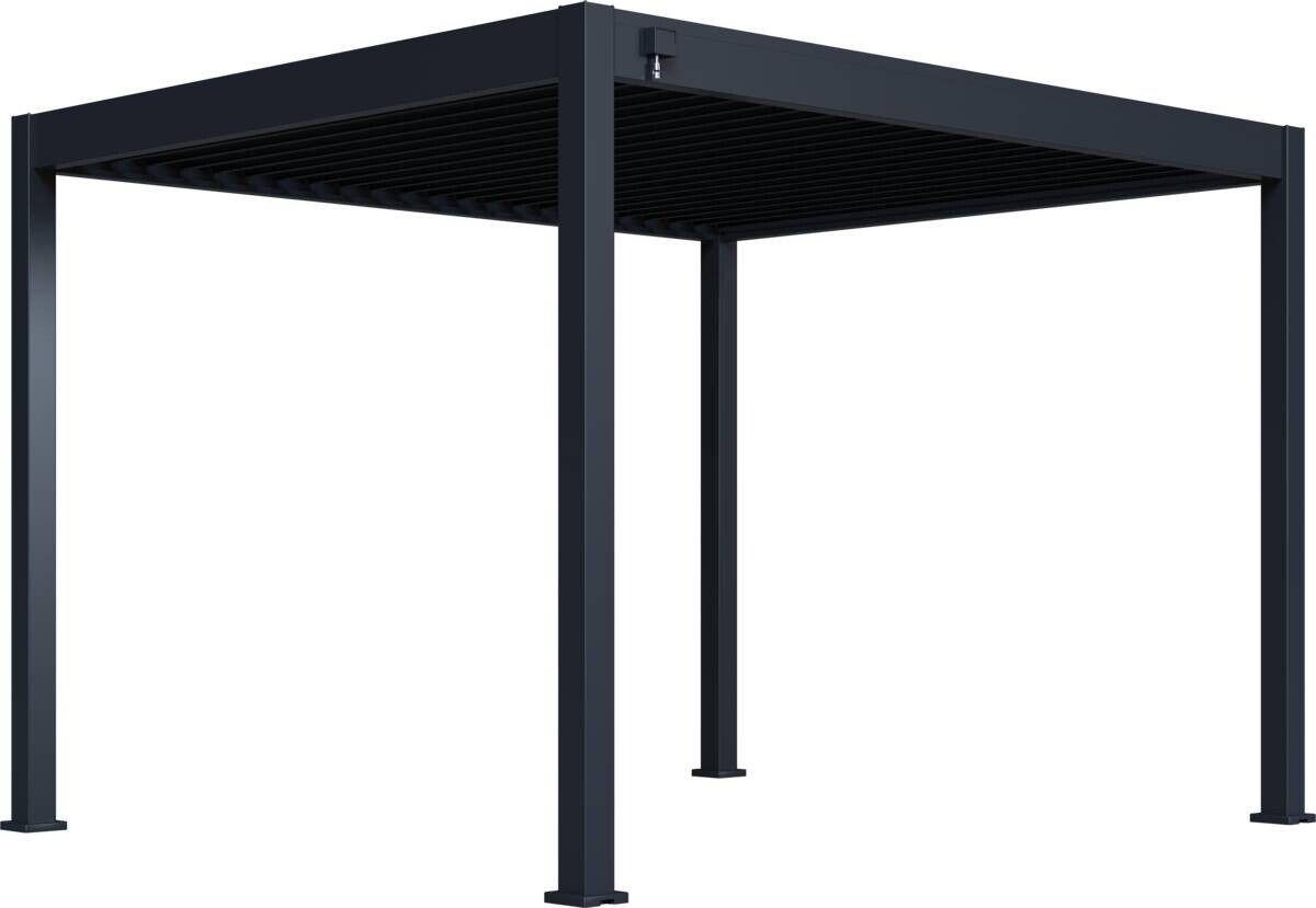Paragon Outdoor Pergola Grand Tuscan anthrazit Aluminium B/H/L: ca. 370x256x310 cm