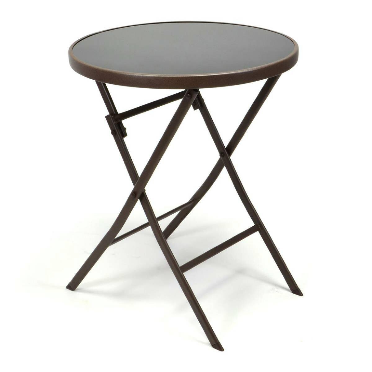 VCM Balkon-Set braun Polyrattan B/H: ca. 53x73 cm