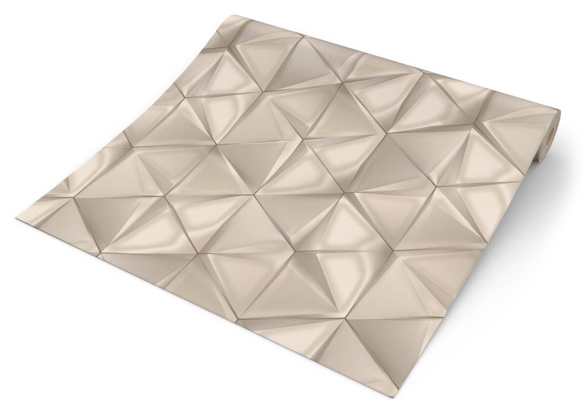 UGEPA Vinyltapete 3D-Optik beige