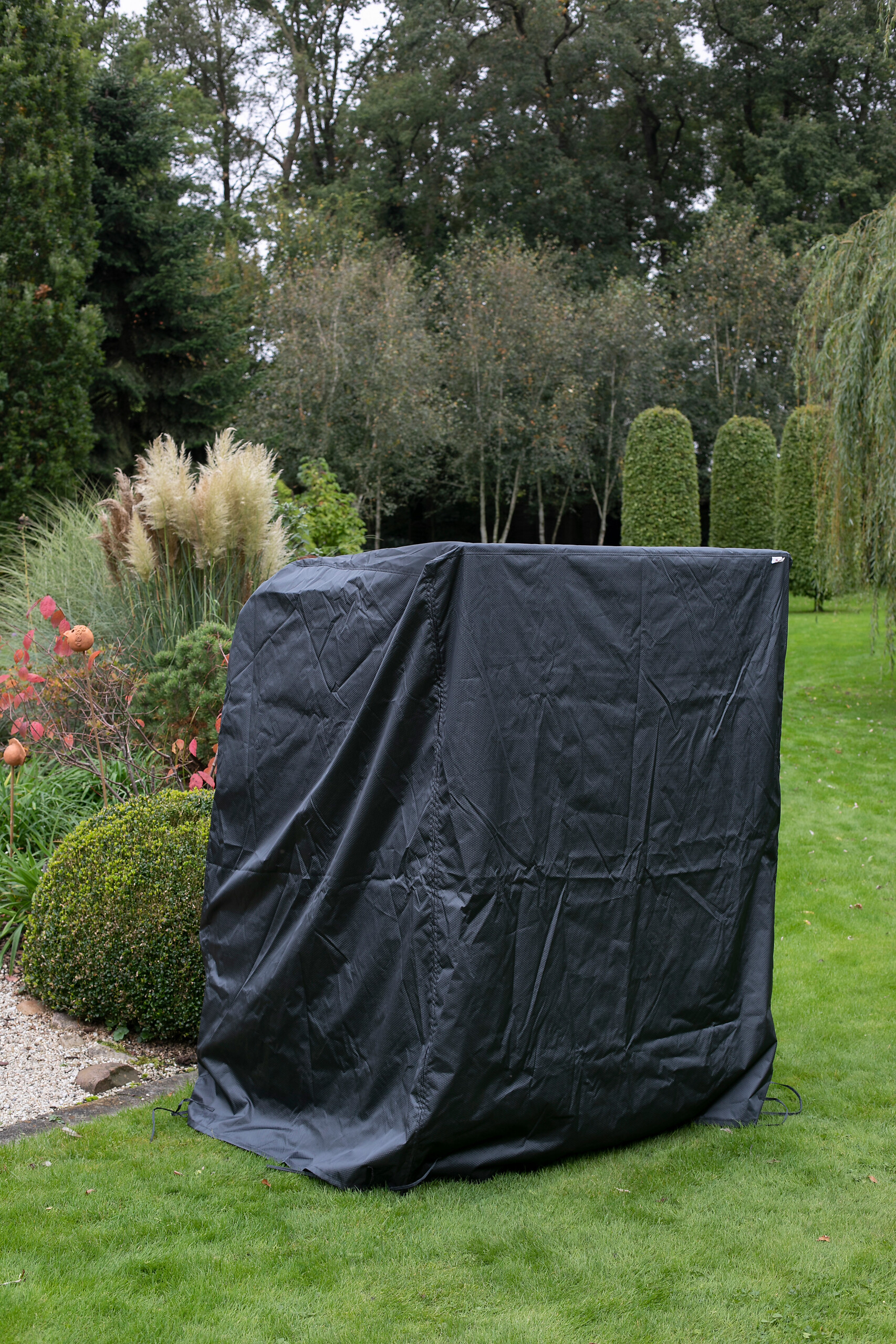 deVries Strandkorb-Schutzhaube Premium Größe "XL" dunkelgrau Polyester B/H/T: ca. 135x165x95 cm