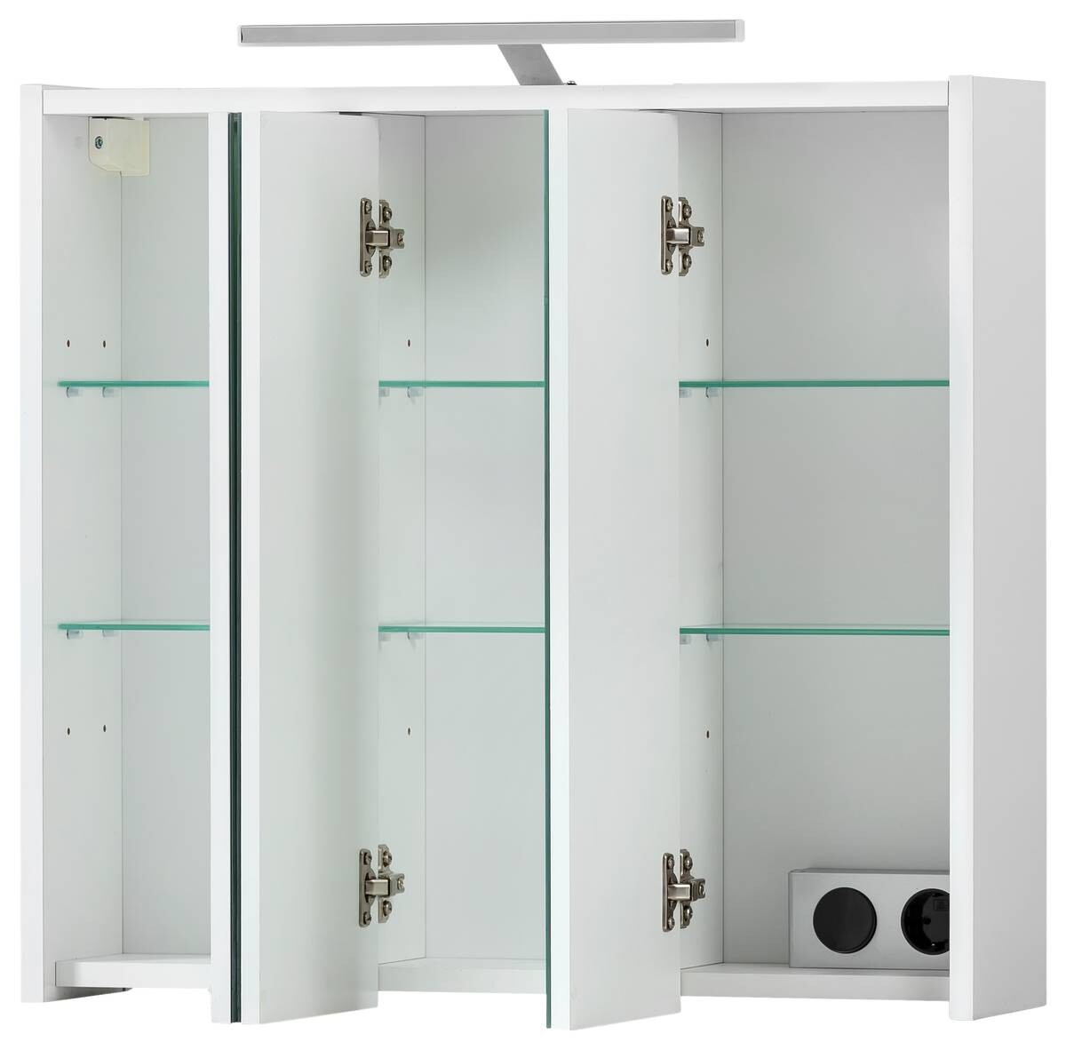 Spiegelschrank Flag weiß matt B/H/T: ca. 65x64x16 cm