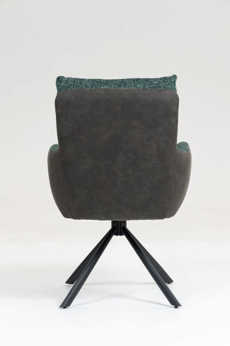 Drehstuhl Lecce grün Microfaser