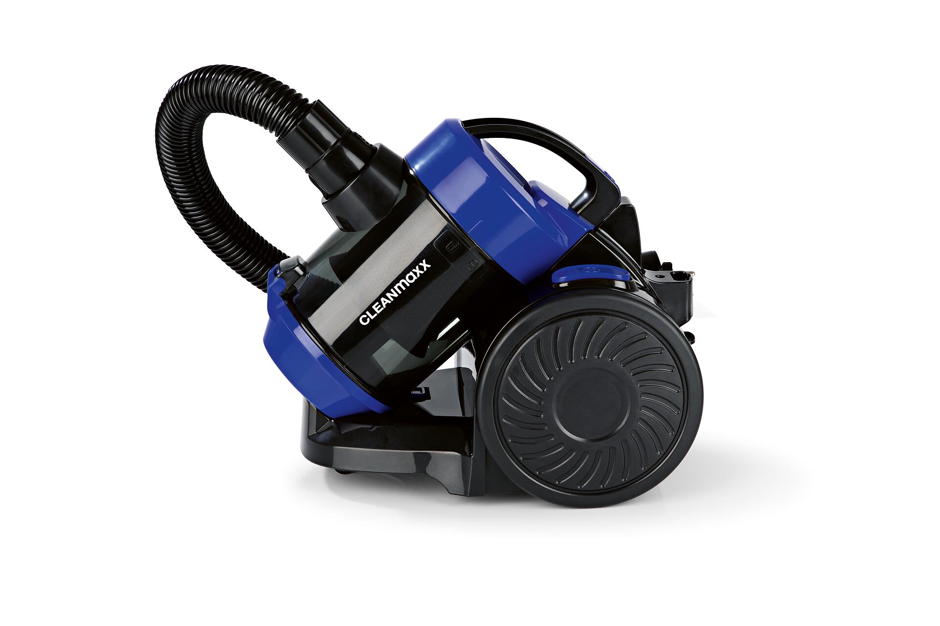 CLEANmaxx Staubsauger blau schwarz Metall Kunststoff B/H/L: ca. 35,5x23x27 cm