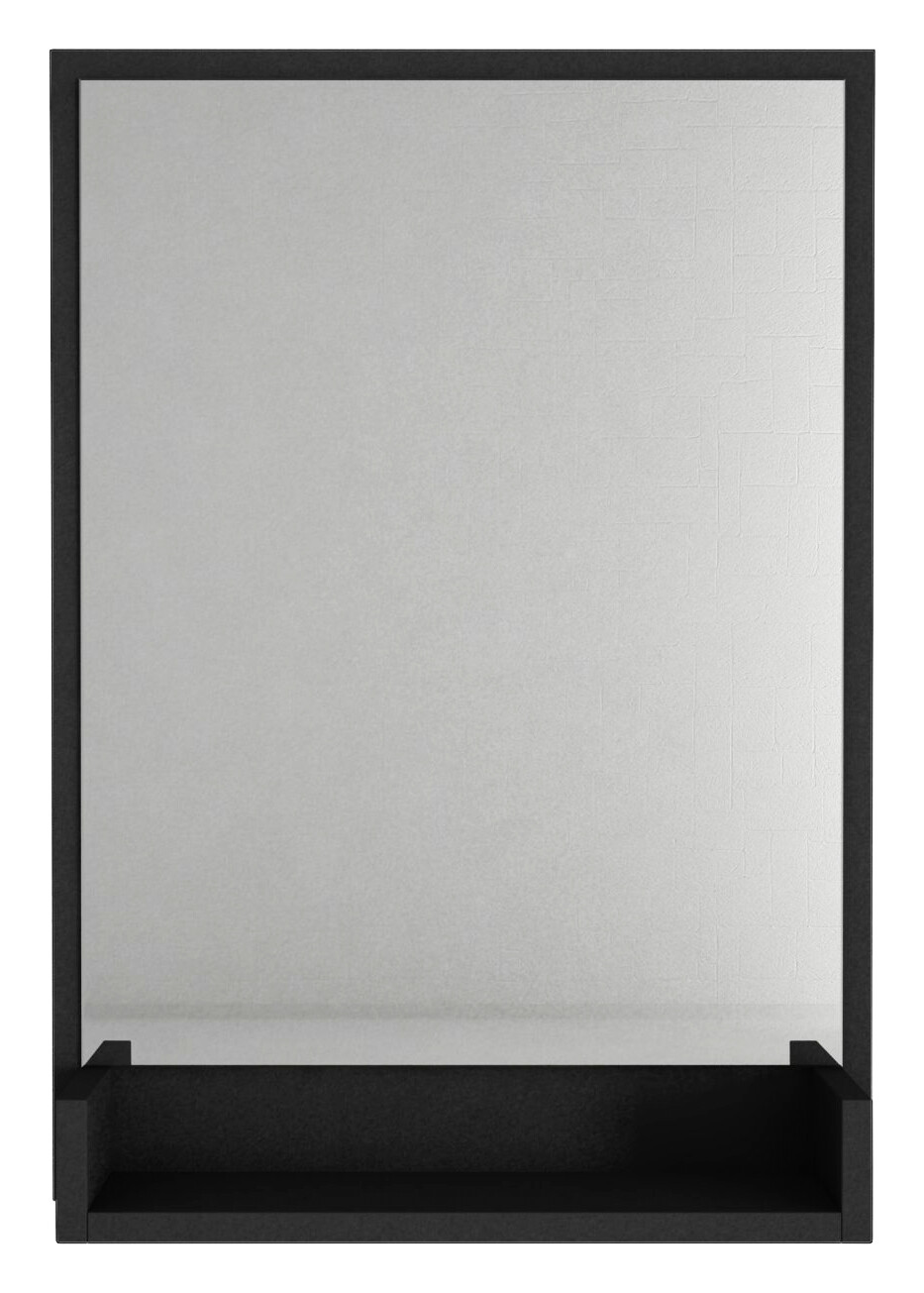 Wandspiegel Costa schwarz B/H/T: ca. 45x75x12 cm