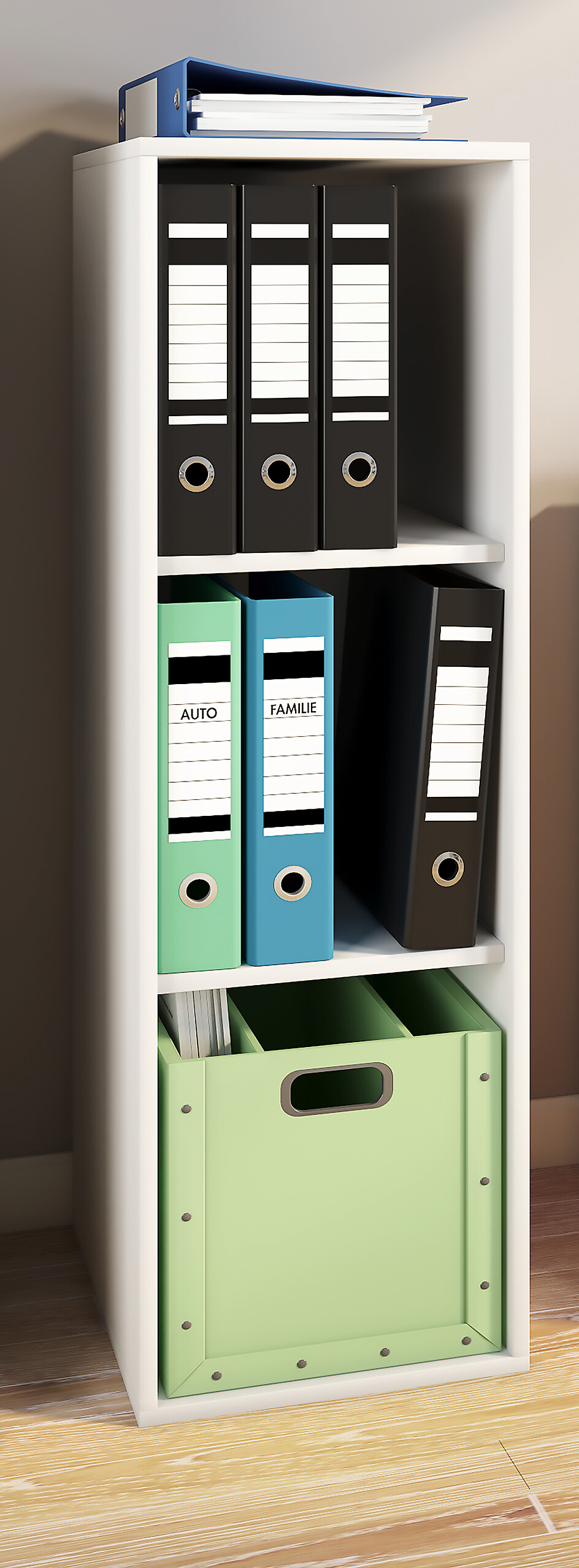 Regal Lona I weiß B/H/T: ca. 35x110x37 cm