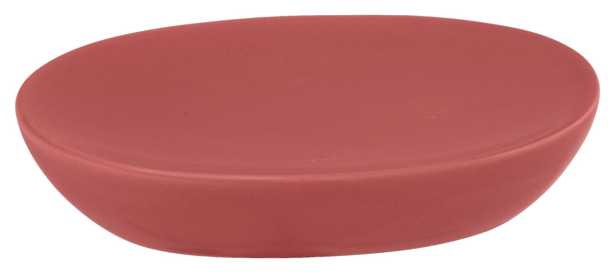 Allstar Seifenablage Olinda rot Keramik B/H/T: ca. 12x3x8,5 cm