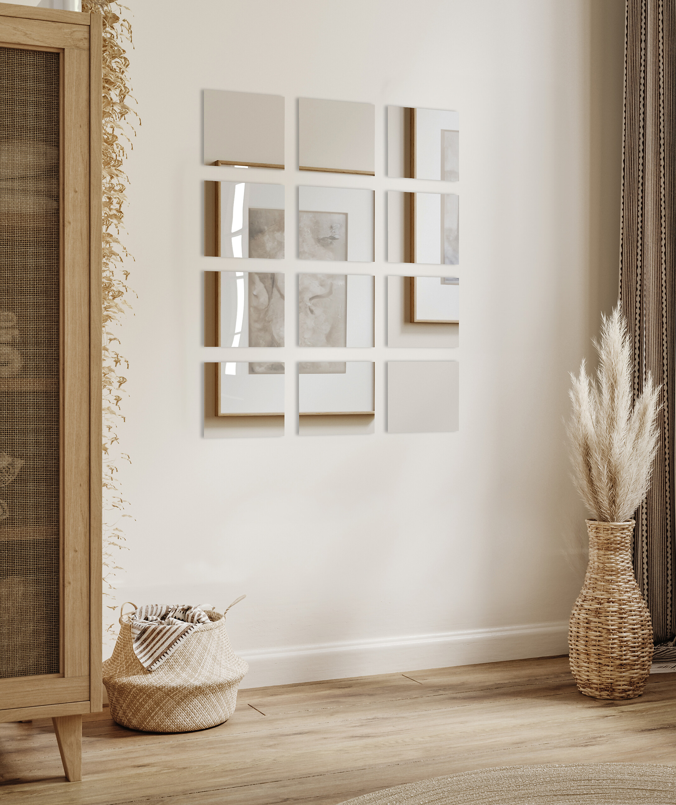 Spiegelkacheln Larissa B/T: ca. 30x30 cm