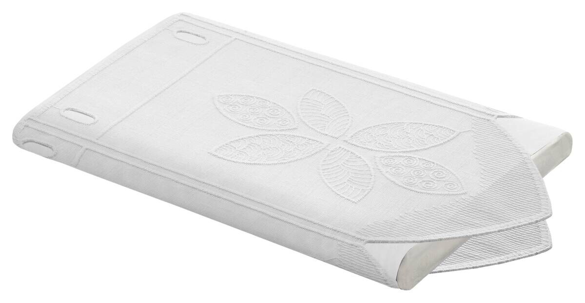 Scheibengardinen-Meterware weiß H: ca. 30 cm