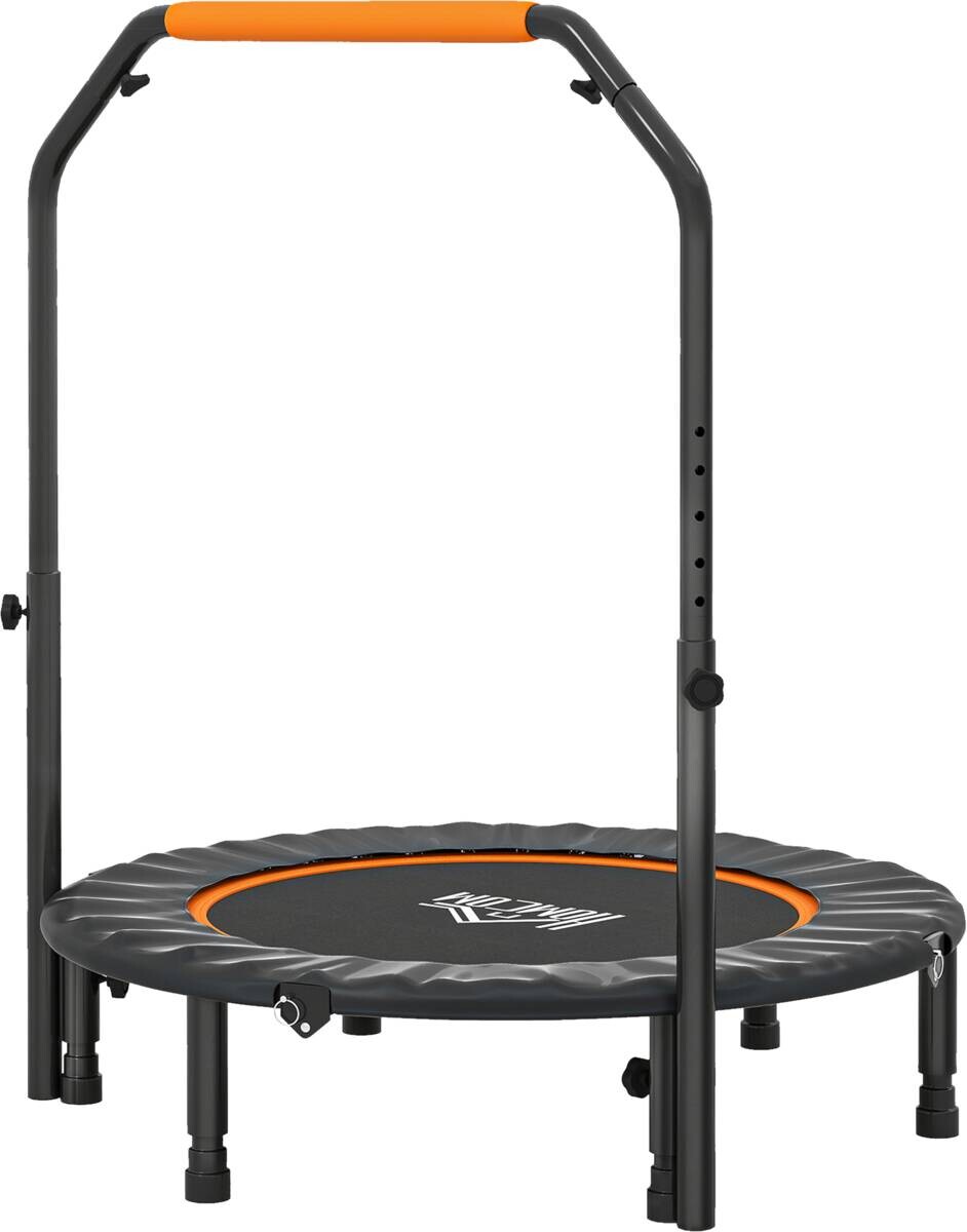 HOMCOM Fitness-Trampolin schwarz B/H/L: ca. 102x123x102 cm