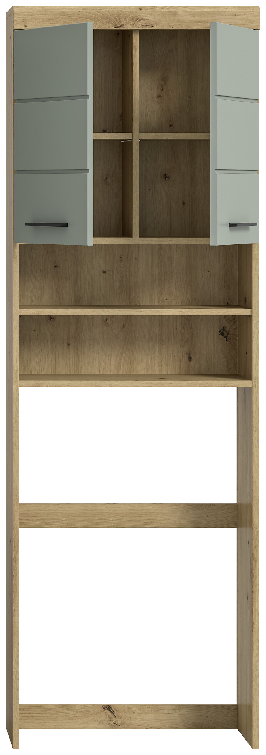 Waschmaschinenumbauschrank Scout Eiche Artisan Nachbildung salbei Nachbildung B/H/T: ca. 63x191x24 cm