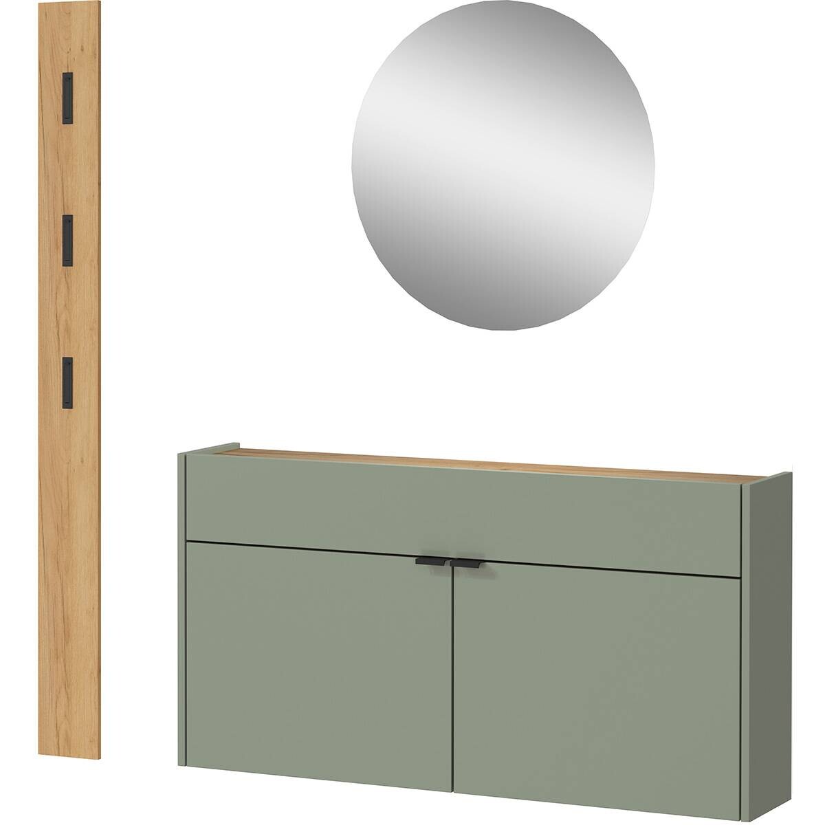 Garderobe 7939-629 B/H/T: ca. 140x200x22 cm Garderobe 7939-629 B/H/T: ca. 140x200x22 cm