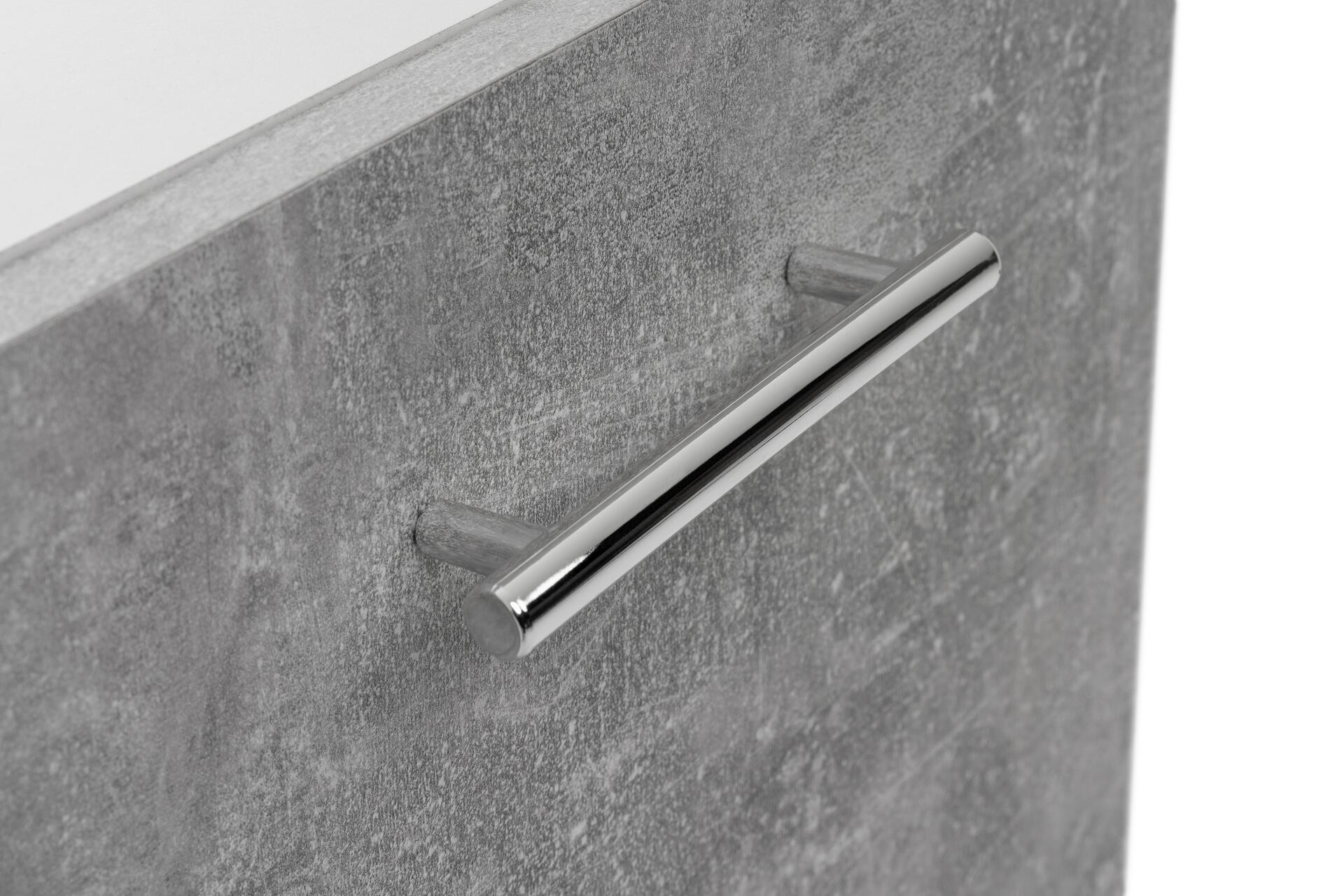 Waschbeckenunterschrank Solo 11 Beton Optik B/H/T: ca. 38x55x29 cm