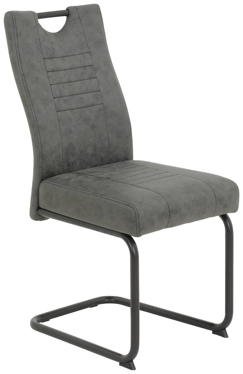 Schwingstuhl Jupiter anthrazit Microfaser B/H/T: ca. 45x94x60 cm