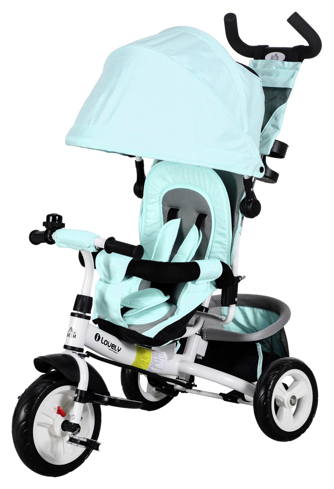 HOMCOM Kinderdreirad grün B/H/L: ca. 49x102x102 cm