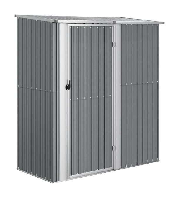 vidaXL Geräteschuppen grau B/H: ca. 180,5x209,5 cm