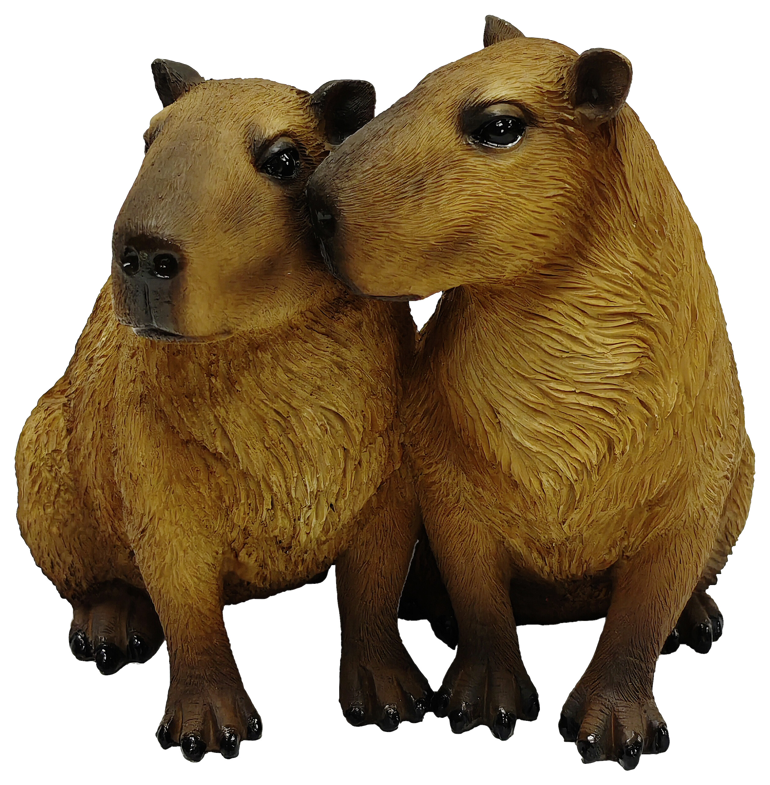 Dekorationsartikel braun Polyresin B/H/L: ca. 14x13x16 cm