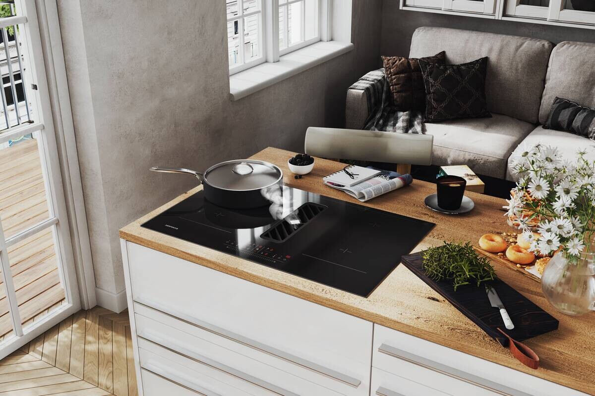 Respekta Inselküche Gabriel weiß Hochglanz B/H/T: ca. 320x200x60 cm