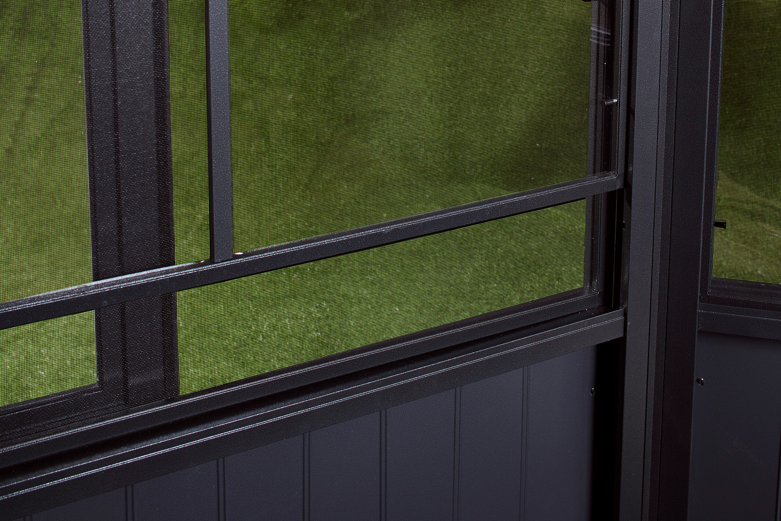 Sojag Kaltwintergarten Charleston anthrazit Aluminium B/H/T: ca. 472x281x367 cm