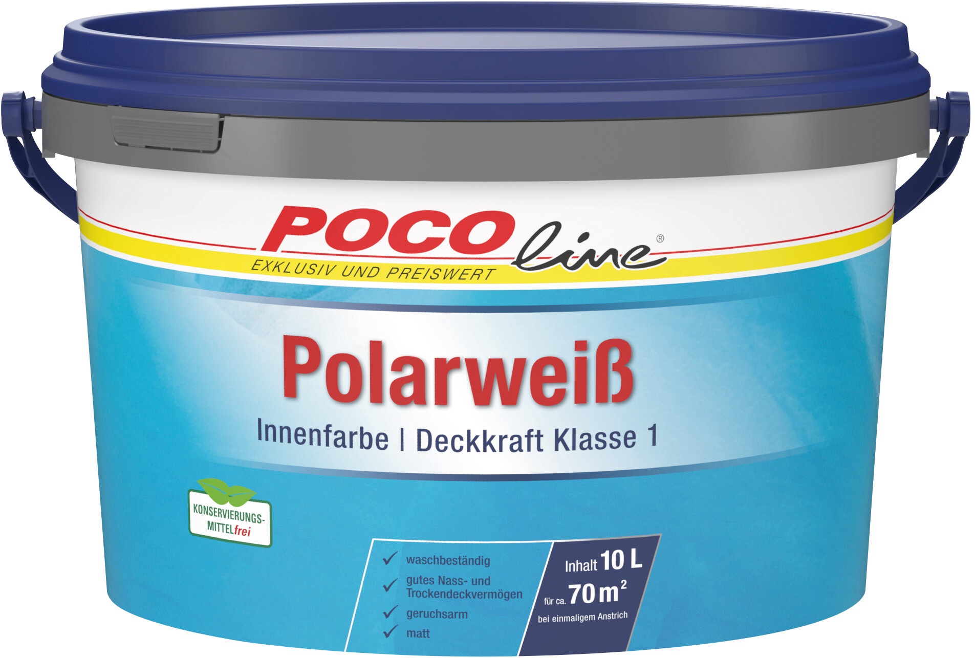 POCOline Raumfarbe weiß ca. 10 l