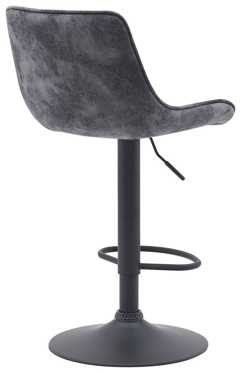 Barhocker Sabine anthrazit Microfaser B/H/T: ca. 44x88x54 cm
