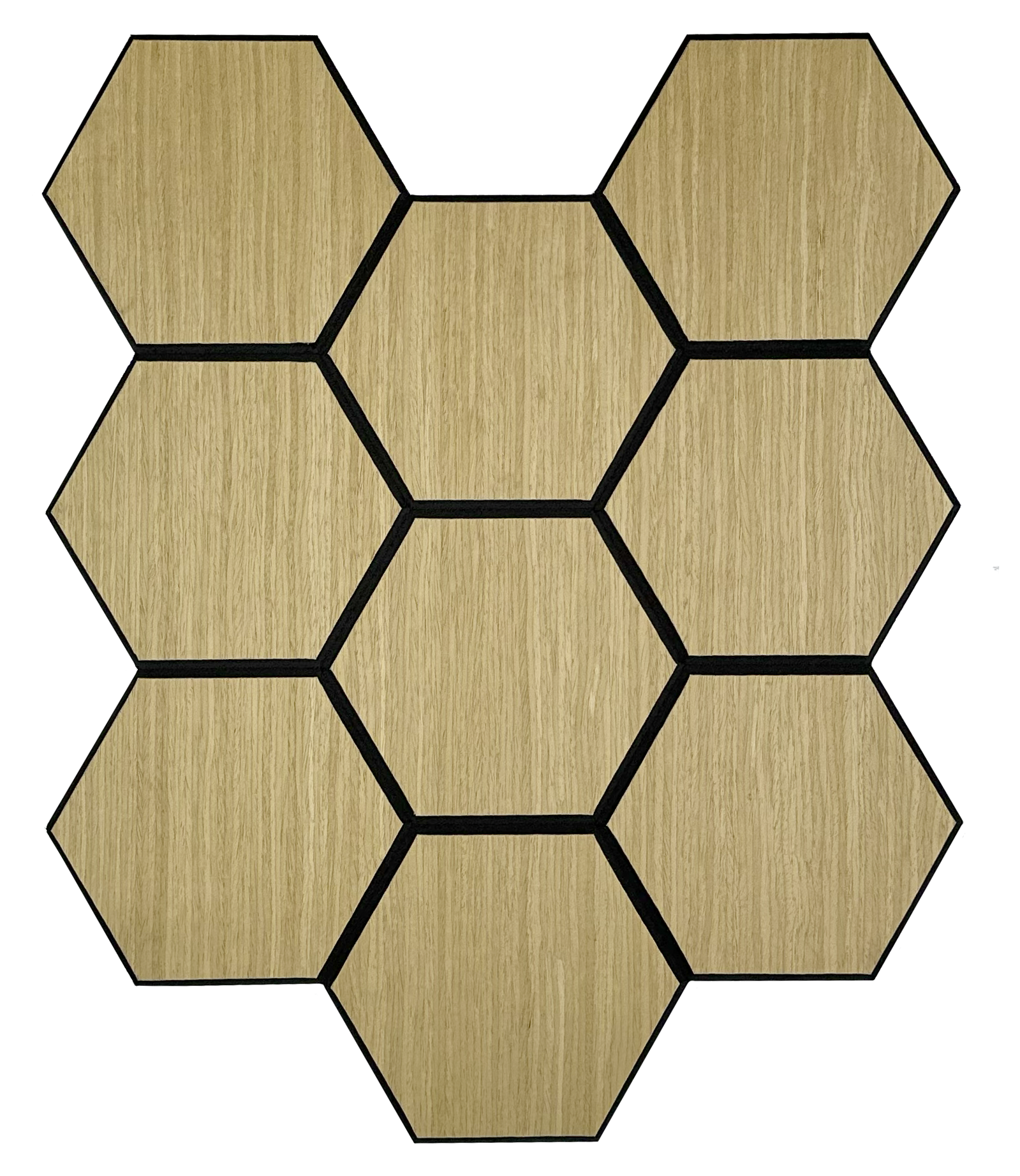 Wandpaneel natur B/H: ca. 55x65 cm