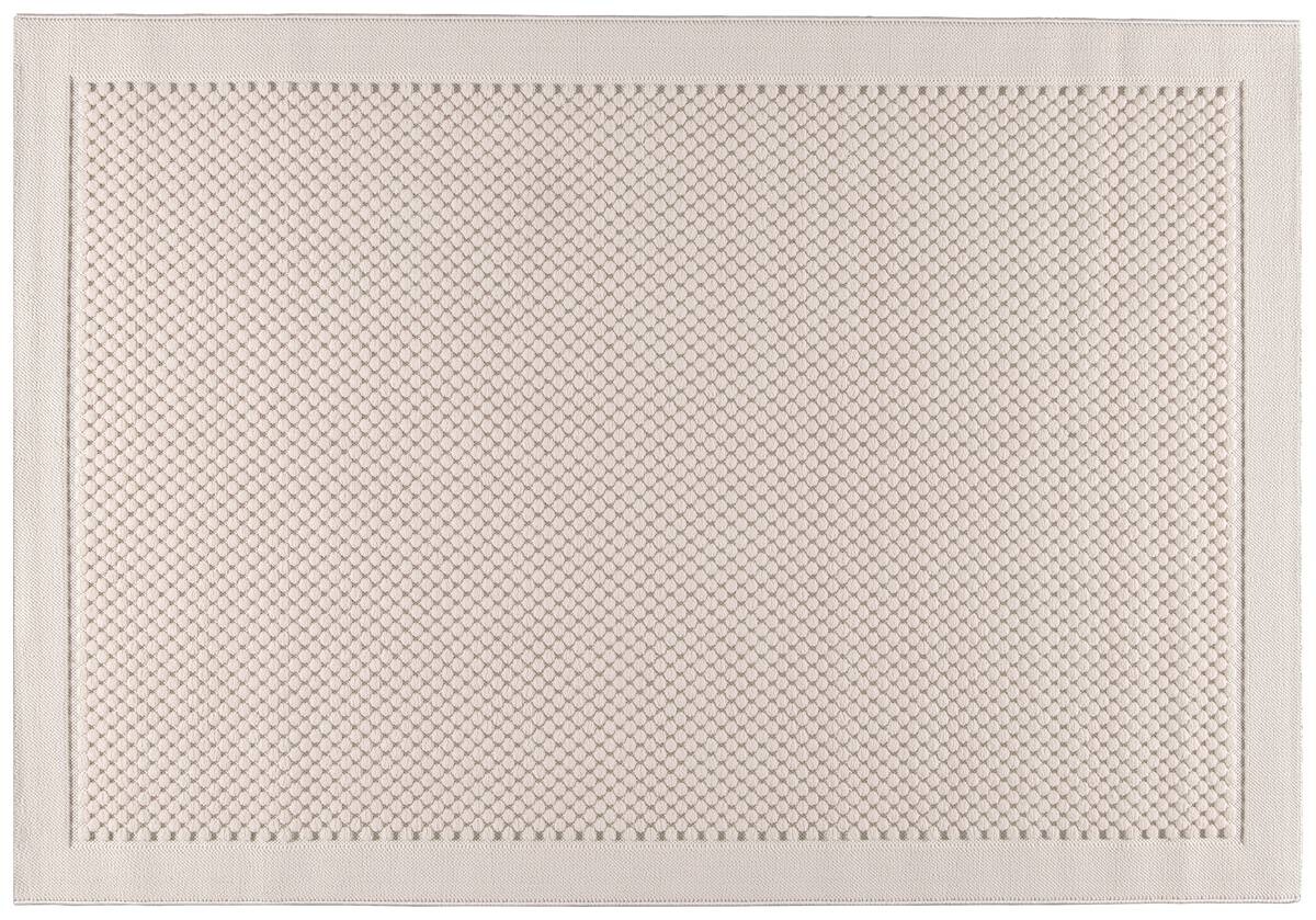 Webteppich Relax creme B/L: ca. 120x170 cm