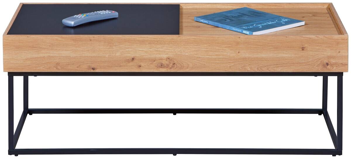 Inter Link Couchtisch Filora Eiche Holz B/H/L: ca. 50x40x110 cm