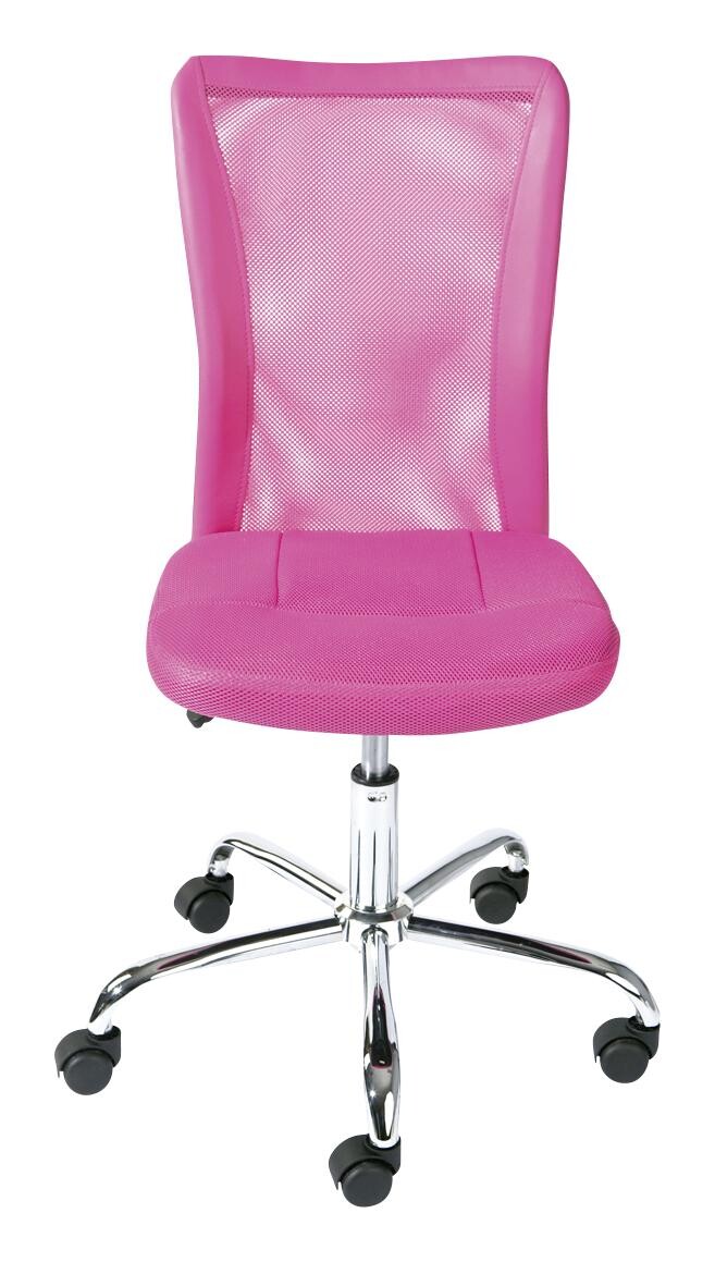 Drehstuhl Bonnie pink Kunststoff Metall