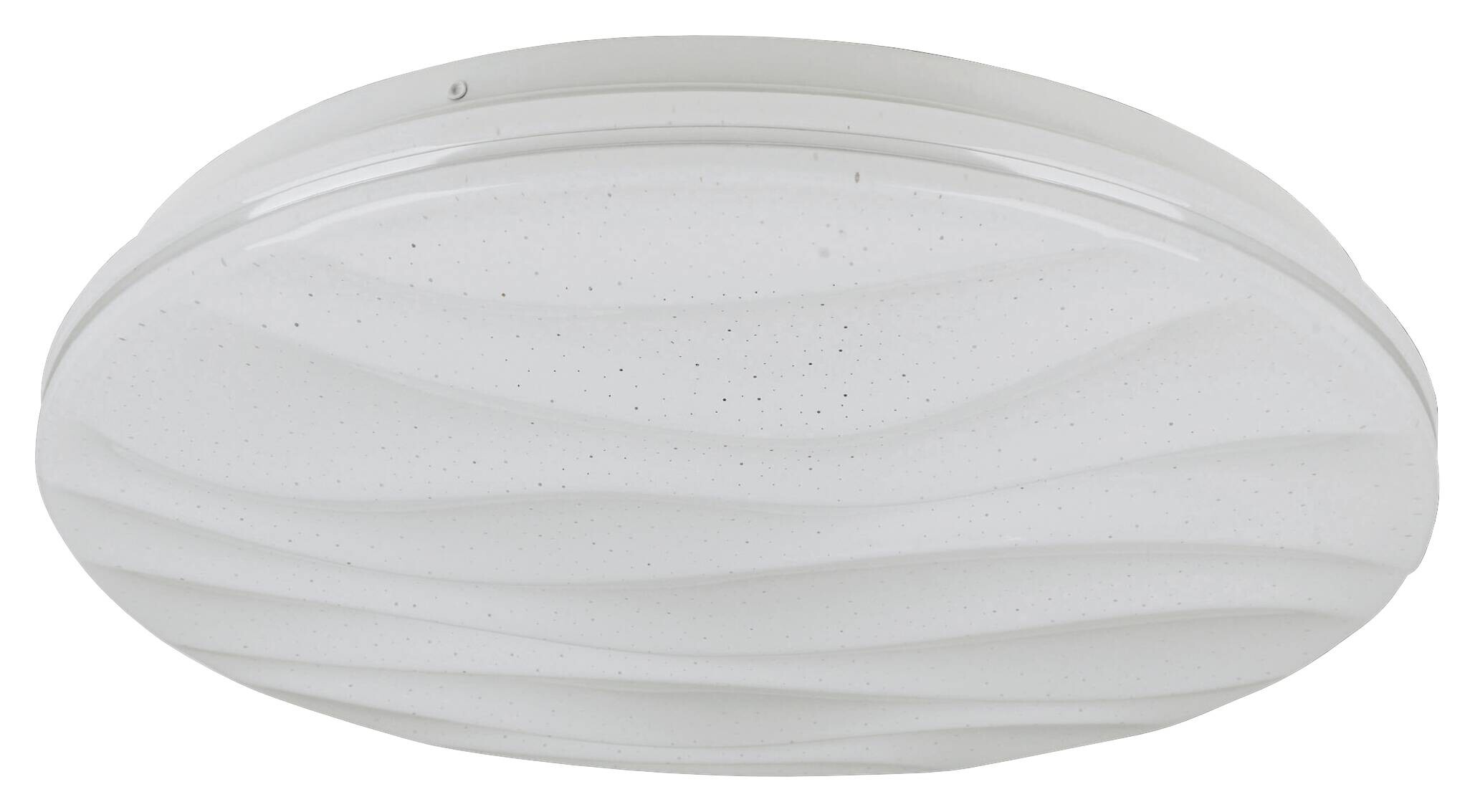 Näve Leuchten Deckenleuchte 1355923 weiß Kunststoff Metall B/H/T: ca. 38x6x38 cm null 1 Brennstellen