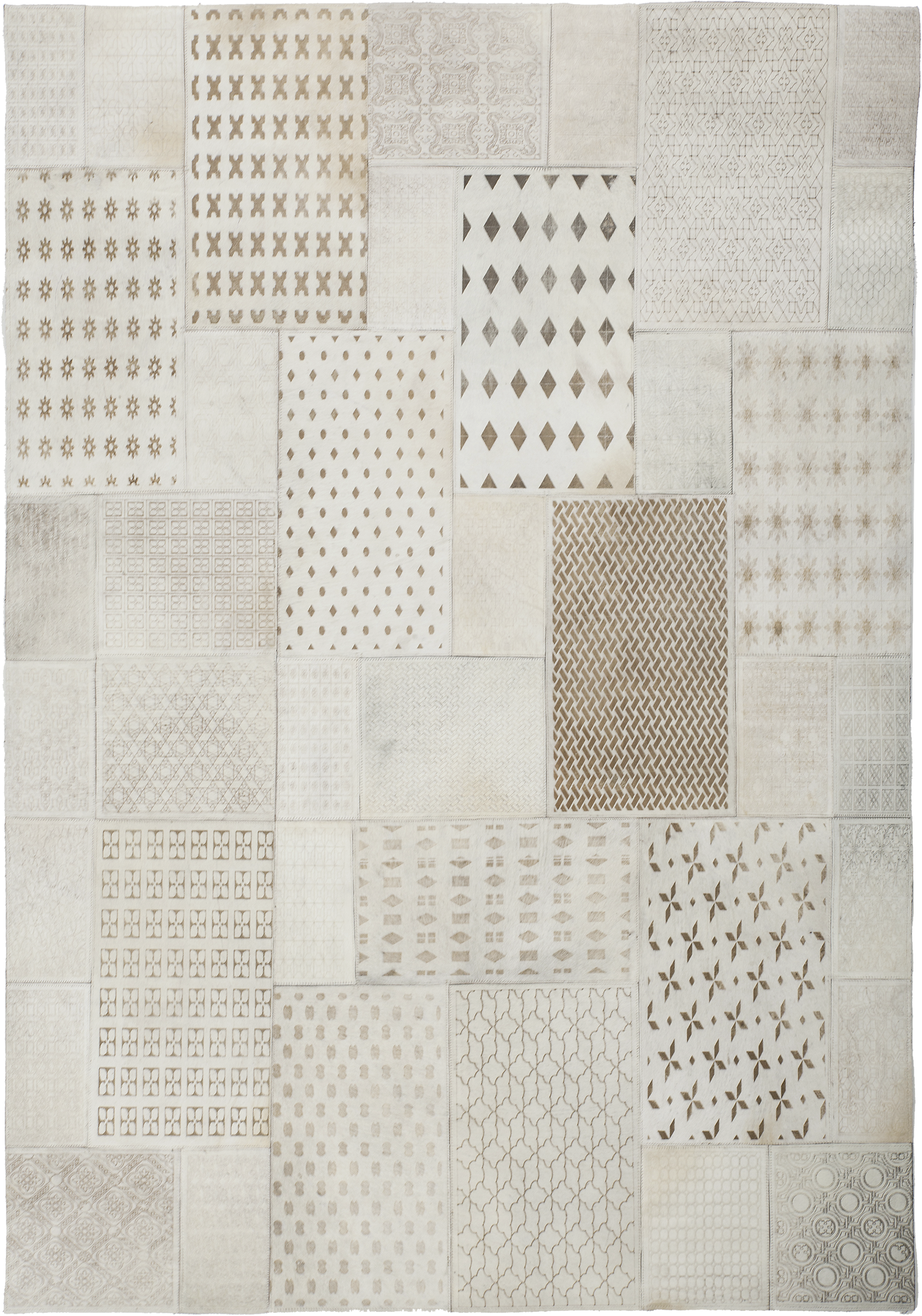 Kayoom Kurzflorteppich Gleam 560 weiß B/L: ca. 160x230 cm