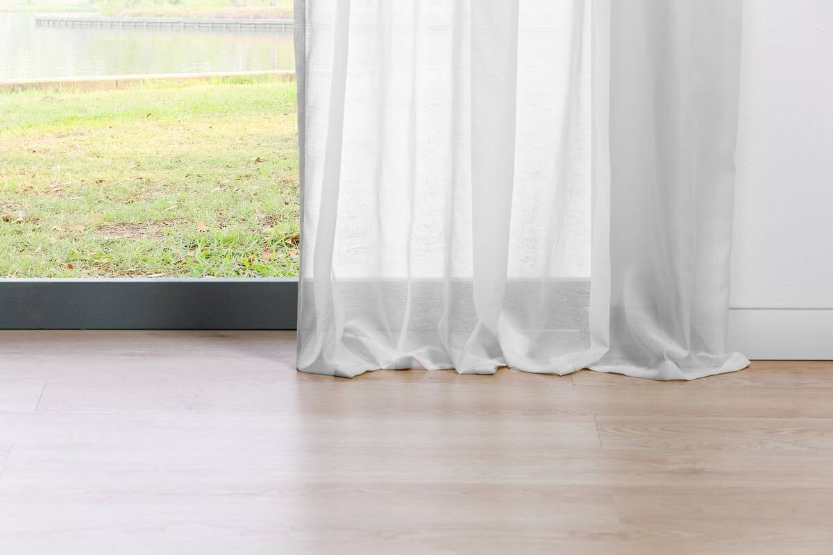 Kombivorhang PURE weiß B/L: ca. 135x245 cm