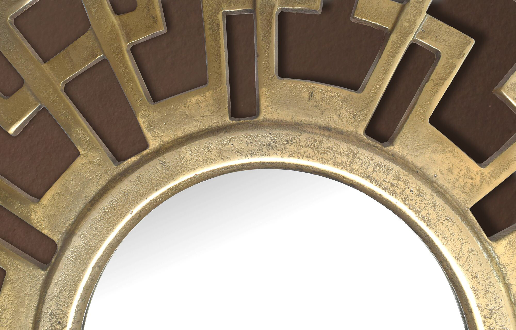 Wohnling Wandspiegel gold Metall T/D: ca. 2,5x60 cm