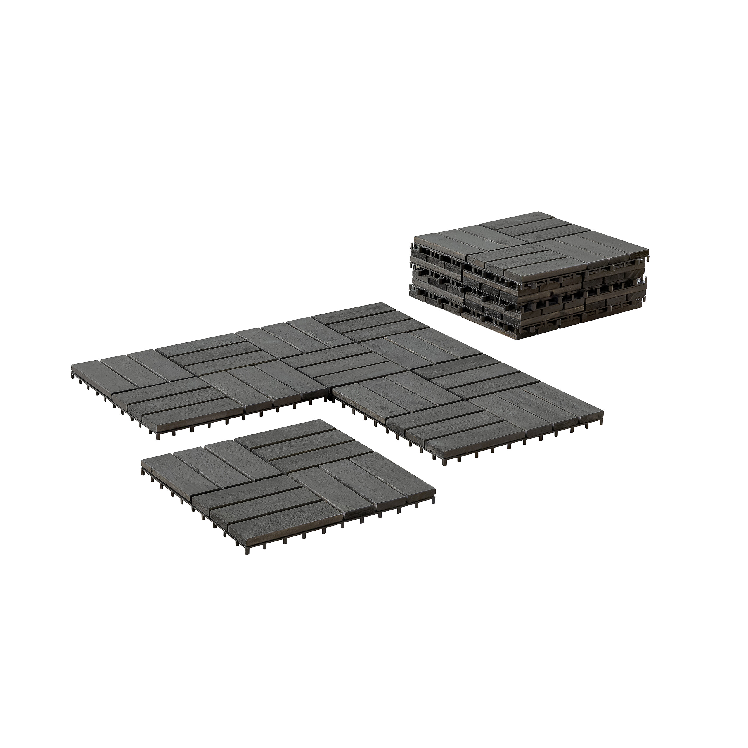 POCOline Terrassenfliese Anthrazit anthrazit B/L: ca. 30x30 cm