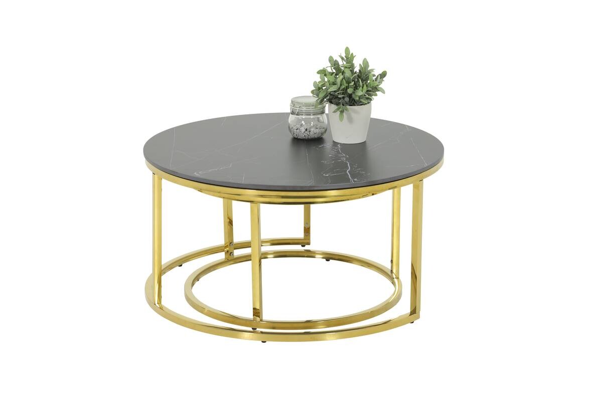 Couchtisch Joel Marmoroptik H/D: ca. 41x80 cm Couchtisch Joel Marmoroptik H/D: ca. 41x80 cm