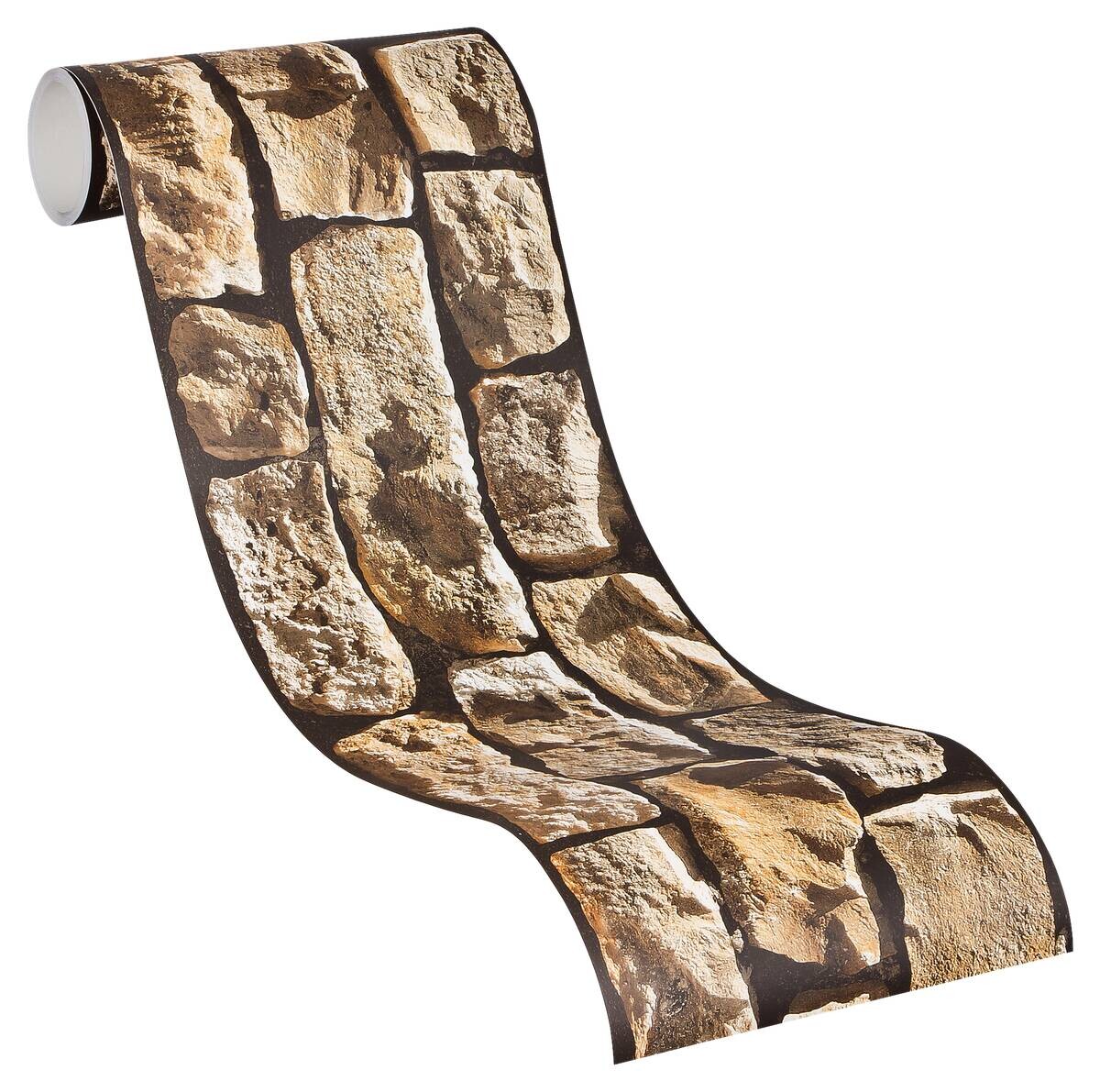 A.S.Creation Bordüre beige schwarz gelb B/H/D: ca. 17x500x5,5 cm