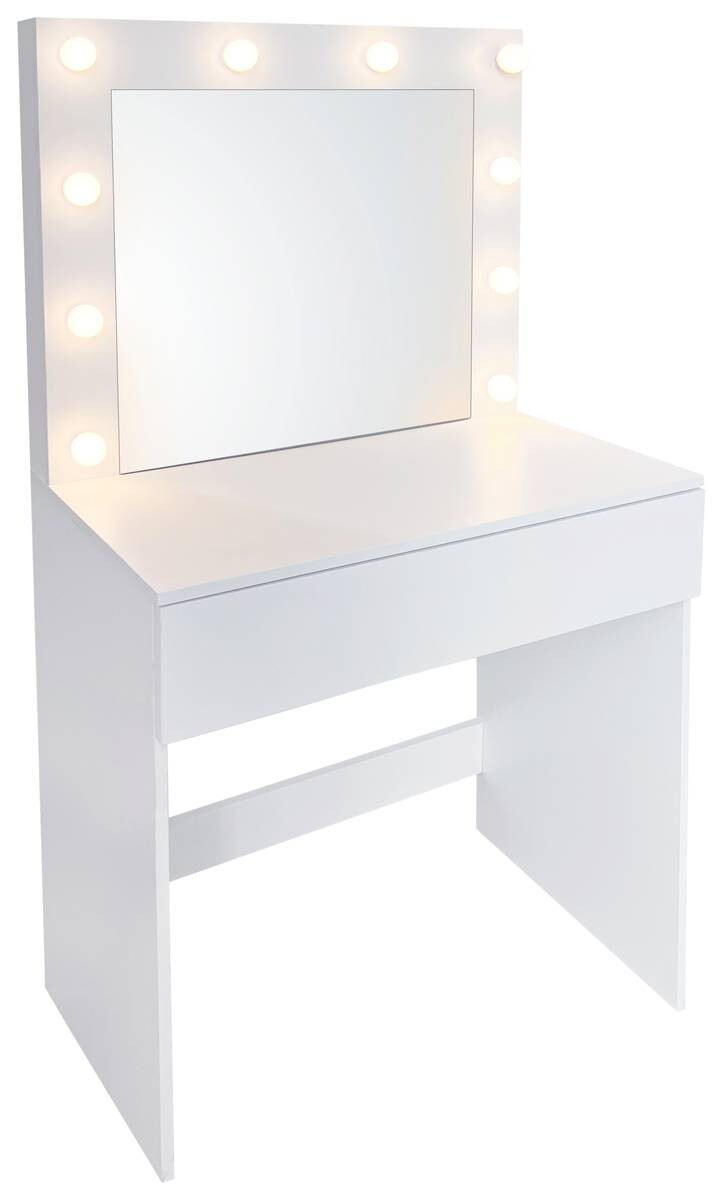 Schminktisch Lola weiß B/H/T: ca. 80x147x40 cm